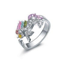 Load image into Gallery viewer, Cute Unicorn Necklace Fashion Cartoon Horse Jewelry Accessories For Girls Children Kids Women Party Animal Pendant Bracelet Set