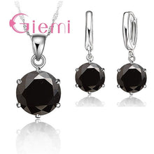 Load image into Gallery viewer, Cheapest 925 Sterling Silver Necklace Women 2019 Holiday Gift Wedding Jewelry 6 Claw Cubic Zircon Pendant Engagement