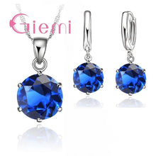 Load image into Gallery viewer, Cheapest 925 Sterling Silver Necklace Women 2019 Holiday Gift Wedding Jewelry 6 Claw Cubic Zircon Pendant Engagement