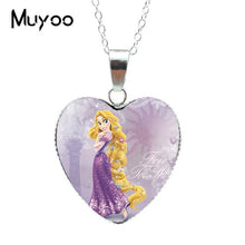 Load image into Gallery viewer, New Fashion Beautiful Princess Fashion Heart Jewelry Princess Sweet Story Heart Pendants Necklace Jewelry Gift for Girl HZ3