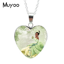 Load image into Gallery viewer, New Fashion Beautiful Princess Fashion Heart Jewelry Princess Sweet Story Heart Pendants Necklace Jewelry Gift for Girl HZ3