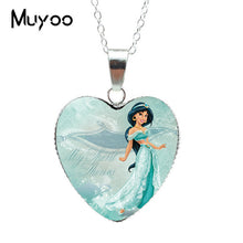 Load image into Gallery viewer, New Fashion Beautiful Princess Fashion Heart Jewelry Princess Sweet Story Heart Pendants Necklace Jewelry Gift for Girl HZ3