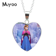 Load image into Gallery viewer, New Fashion Beautiful Princess Fashion Heart Jewelry Princess Sweet Story Heart Pendants Necklace Jewelry Gift for Girl HZ3