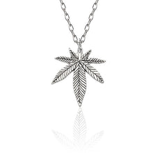 Load image into Gallery viewer, Dropshipping Fashion Maple Leaf Necklace Hemp Leaf Pendant Charm Chain NeckLace For Women Men Gifls Jewelry Accessories