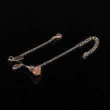 Load image into Gallery viewer, MQCHUN 3D Rose Necklace Personalized Custom Charm Necklace Final Rose Flower Beauty and the Beast Jewelry Women Girls Party Gift