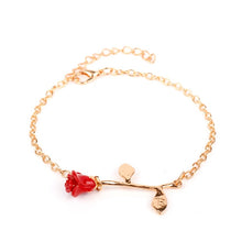 Load image into Gallery viewer, MQCHUN 3D Rose Necklace Personalized Custom Charm Necklace Final Rose Flower Beauty and the Beast Jewelry Women Girls Party Gift