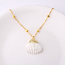 Load image into Gallery viewer, 2019 Boho Conchiglia Borsette Collana Spiaggia del Mare Borsette Pendente Della Collana Per Le Donne Collier Femme Borsette Ciprea Monili di Estate Della Boemia
