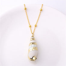 Load image into Gallery viewer, 2019 Boho Conchiglia Borsette Collana Spiaggia del Mare Borsette Pendente Della Collana Per Le Donne Collier Femme Borsette Ciprea Monili di Estate Della Boemia