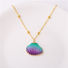Load image into Gallery viewer, 2019 Boho Conchiglia Borsette Collana Spiaggia del Mare Borsette Pendente Della Collana Per Le Donne Collier Femme Borsette Ciprea Monili di Estate Della Boemia