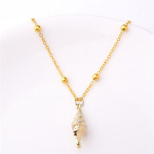 Load image into Gallery viewer, 2019 Boho Conchiglia Borsette Collana Spiaggia del Mare Borsette Pendente Della Collana Per Le Donne Collier Femme Borsette Ciprea Monili di Estate Della Boemia