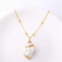 Load image into Gallery viewer, 2019 Boho Conchiglia Borsette Collana Spiaggia del Mare Borsette Pendente Della Collana Per Le Donne Collier Femme Borsette Ciprea Monili di Estate Della Boemia