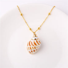 Load image into Gallery viewer, 2019 Boho Conchiglia Borsette Collana Spiaggia del Mare Borsette Pendente Della Collana Per Le Donne Collier Femme Borsette Ciprea Monili di Estate Della Boemia