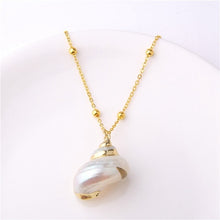 Load image into Gallery viewer, 2019 Boho Conchiglia Borsette Collana Spiaggia del Mare Borsette Pendente Della Collana Per Le Donne Collier Femme Borsette Ciprea Monili di Estate Della Boemia