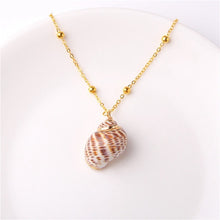 Load image into Gallery viewer, 2019 Boho Conchiglia Borsette Collana Spiaggia del Mare Borsette Pendente Della Collana Per Le Donne Collier Femme Borsette Ciprea Monili di Estate Della Boemia