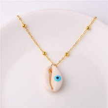 Load image into Gallery viewer, 2019 Boho Conchiglia Borsette Collana Spiaggia del Mare Borsette Pendente Della Collana Per Le Donne Collier Femme Borsette Ciprea Monili di Estate Della Boemia