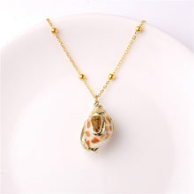 Load image into Gallery viewer, 2019 Boho Conchiglia Borsette Collana Spiaggia del Mare Borsette Pendente Della Collana Per Le Donne Collier Femme Borsette Ciprea Monili di Estate Della Boemia