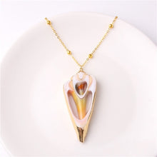 Load image into Gallery viewer, 2019 Boho Conchiglia Borsette Collana Spiaggia del Mare Borsette Pendente Della Collana Per Le Donne Collier Femme Borsette Ciprea Monili di Estate Della Boemia