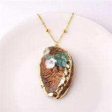 Load image into Gallery viewer, 2019 Boho Conchiglia Borsette Collana Spiaggia del Mare Borsette Pendente Della Collana Per Le Donne Collier Femme Borsette Ciprea Monili di Estate Della Boemia