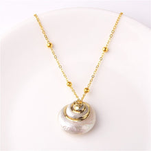 Load image into Gallery viewer, 2019 Boho Conchiglia Borsette Collana Spiaggia del Mare Borsette Pendente Della Collana Per Le Donne Collier Femme Borsette Ciprea Monili di Estate Della Boemia