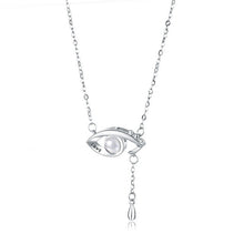 Load image into Gallery viewer, Rose Gold 100 Languages I Love You Projection Pendant Necklace for women Jewelry Love Memory Wedding Necklace Valentine's Day