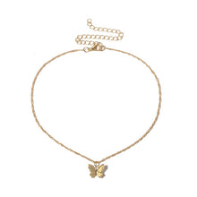 Load image into Gallery viewer, Youvanic Cute Butterfly Choker Necklace For Women Gold Chain Statement Collar Female Chocker Best Shining Jewelry in Aliexpress
