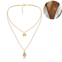 Load image into Gallery viewer, Youvanic Cute Butterfly Choker Necklace For Women Gold Chain Statement Collar Female Chocker Best Shining Jewelry in Aliexpress